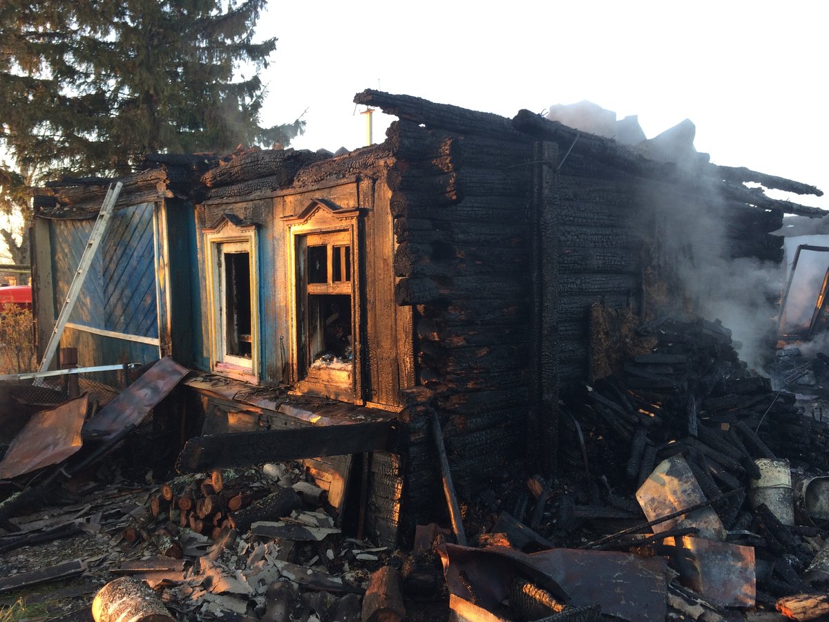 В Кстовском районе семья спаслась из горящего дома благодаря пожарному извещателю - фото 1
