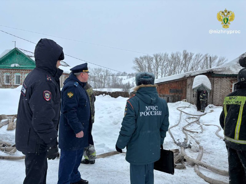 Нижегородская прокуратура начала проверку по факту гибели детей на пожаре - фото 1