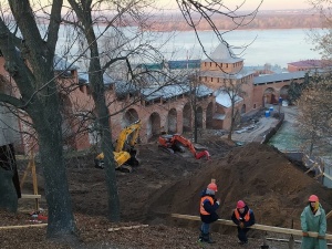 Режим повышенной готовности введен в нижегородском Кремле из-за аварийных склонов