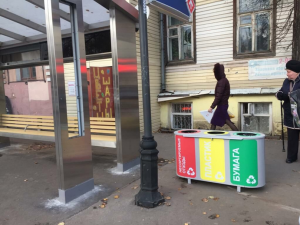 Все умные остановки Нижнего Новгорода оснастят контейнерами для раздельного сбора мусора