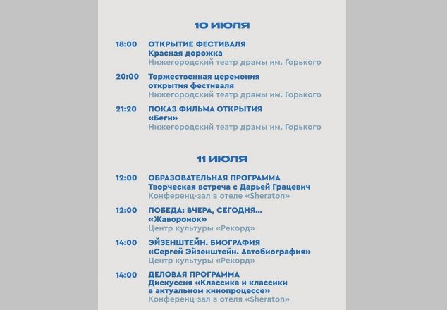 &laquo;Горький fest &mdash; 2025&raquo; в Нижнем Новгороде: полная программа кинофестиваля - фото 2