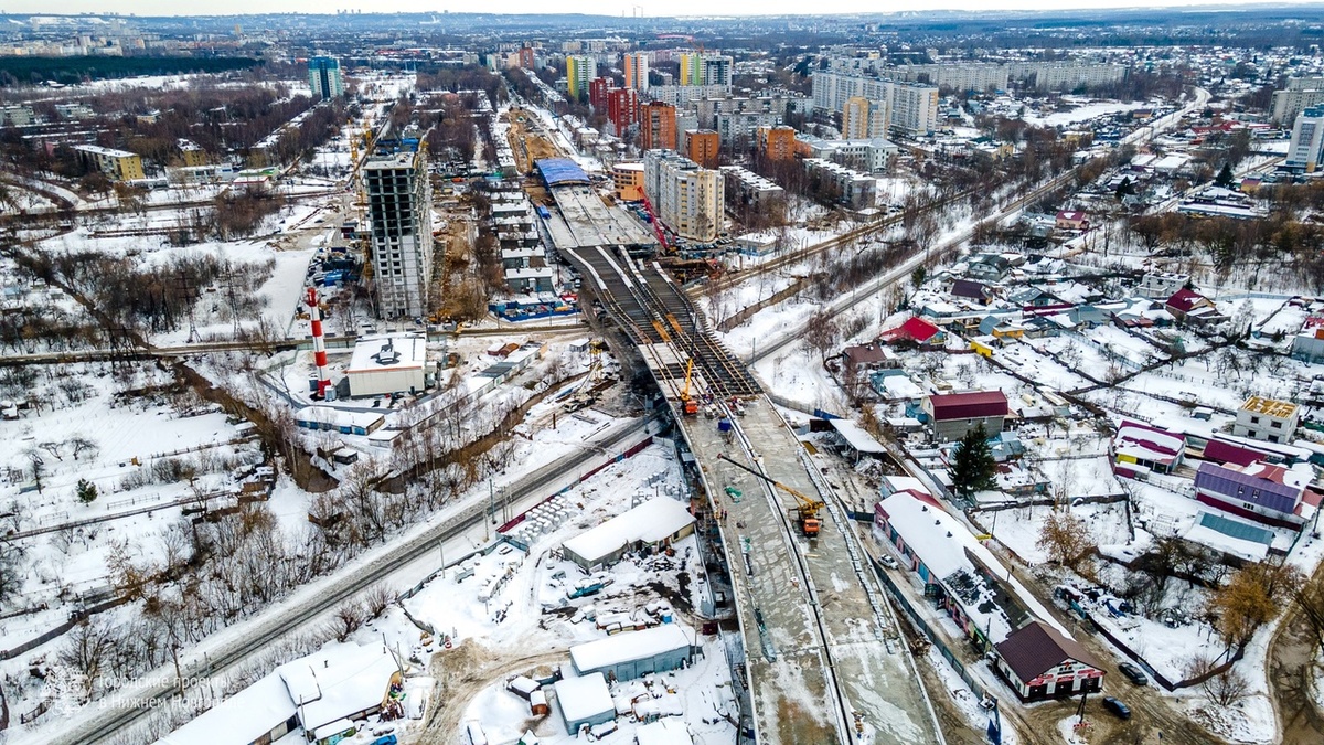 Движение по развязке на Циолковского в Нижнем Новгороде пустят к лету 2022 года - фото 1