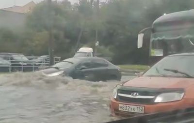 Нижний Новгород затопило после затяжных дождей 24 августа - фото 1