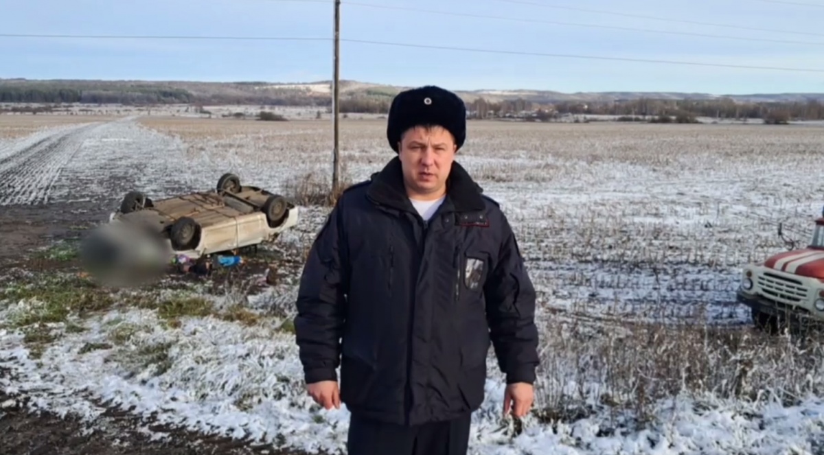 Двое детей пострадали в ДТП с «перевертышем» в Нижегородской области - фото 1