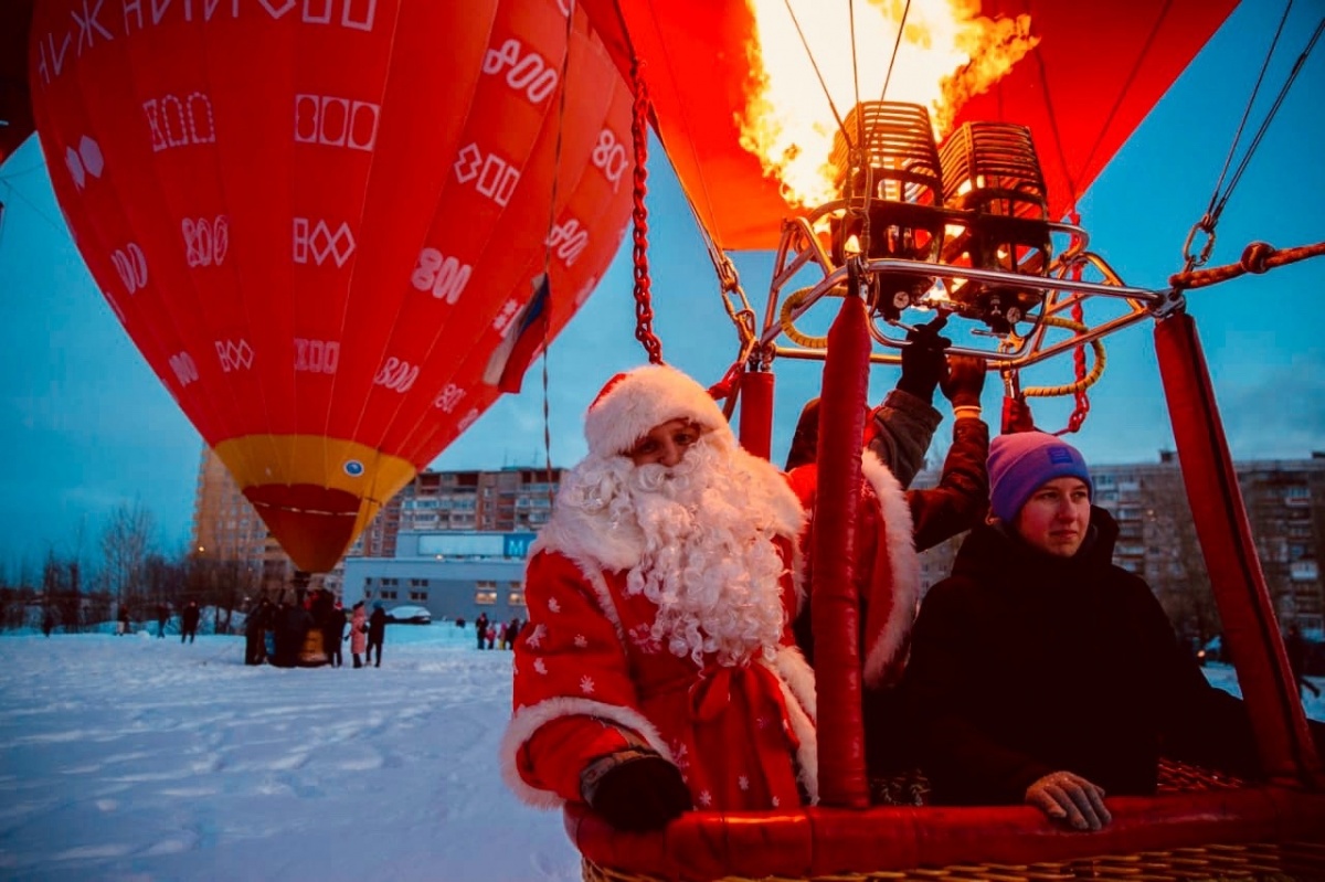 Фестиваль аэростатов «Рождественская фиеста» пройдет в Нижнем Новгороде 5 января