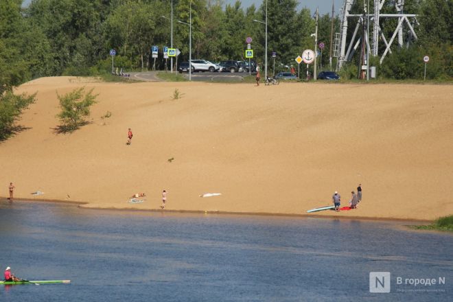 Выживание в жару: фоторепортаж с пляжей Нижнего Новгорода - фото 11
