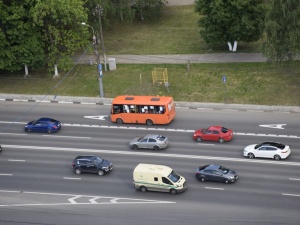 Полоса для общественного транспорта появилась на проспекте Гагарина