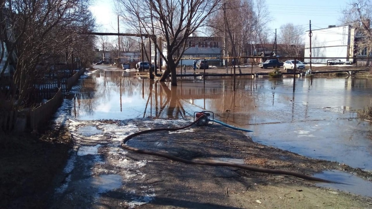 Территорию детского сада затопило в Красном селе Арзамасского района - фото 1