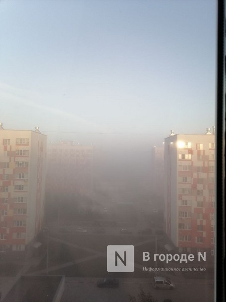 Сильный туман накрыл Нижний Новгород утром 31 августа - фото 1
