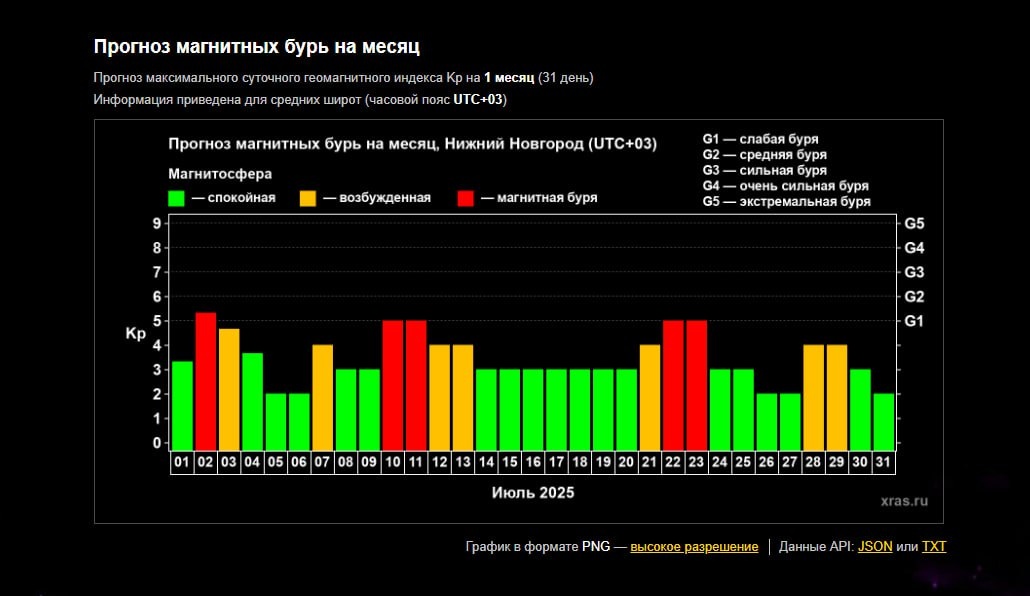Несколько сильных магнитных бурь накроют Нижегородскую область в июле - фото 1