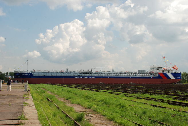 Уникальный танкер-химовоз спущен на воду в Нижнем Новгороде (ФОТО) - фото 49