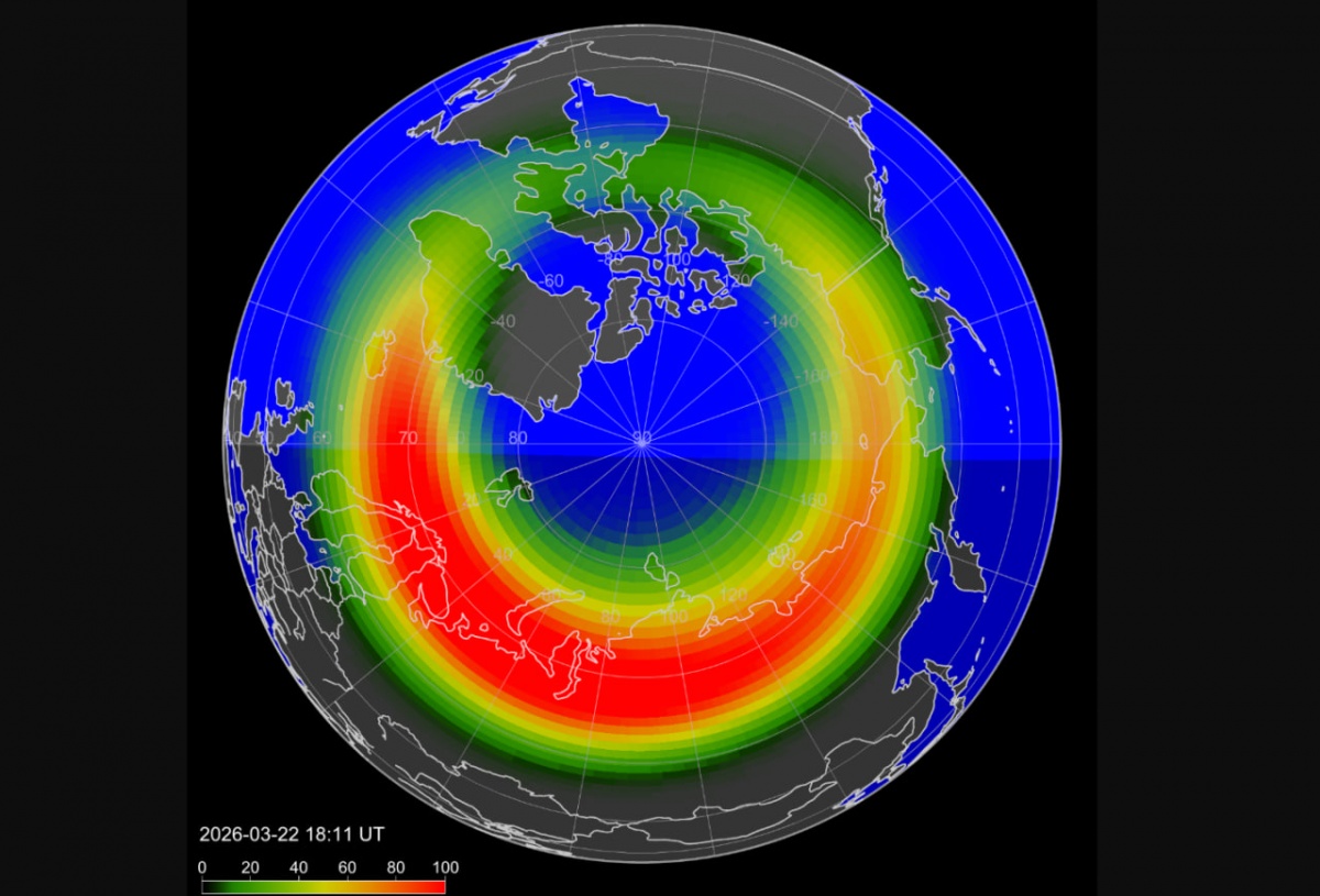 Северные сияния могут возникнуть в небе над Нижегородской областью 22 марта - фото 1