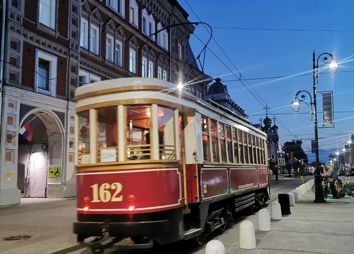 Советский трамвай 1938 года будет ходить по улице Рождественской до конца лета - фото 1