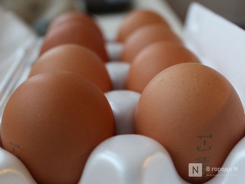 Яйца в Нижегородской области за год подорожали почти на 29%