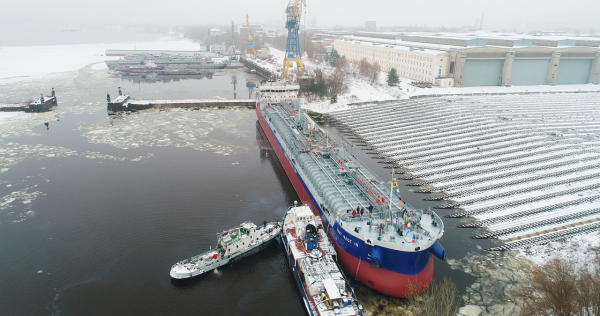 Четвертый танкер-химовоз спущен на воду в Нижнем Новгороде - фото 2